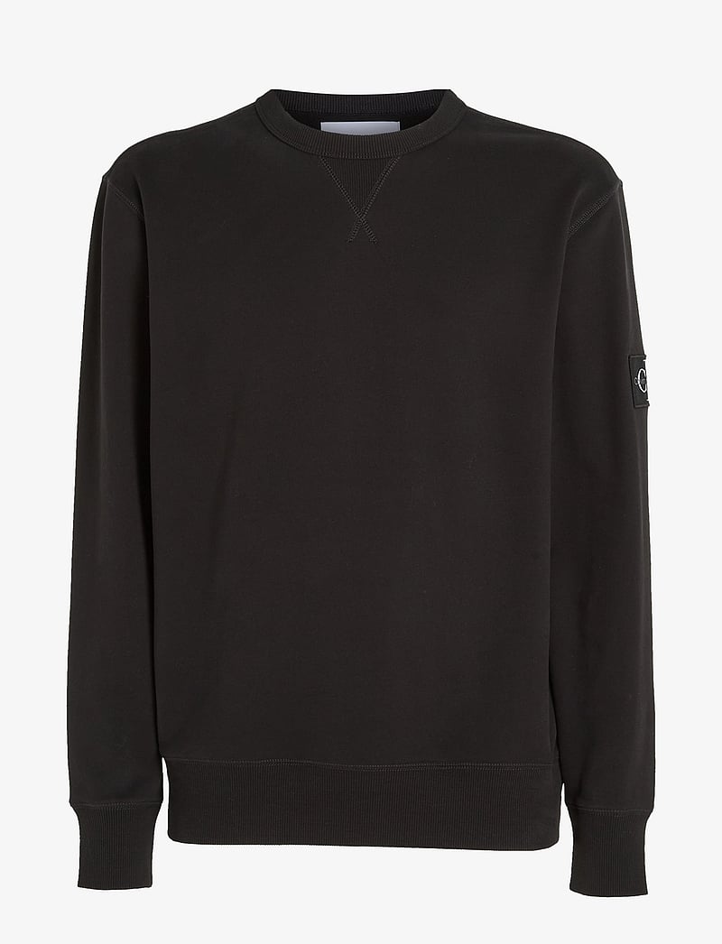 Calvin Klein Jeans - BADGE CREW NECK - dressipluusid - ck black - 1