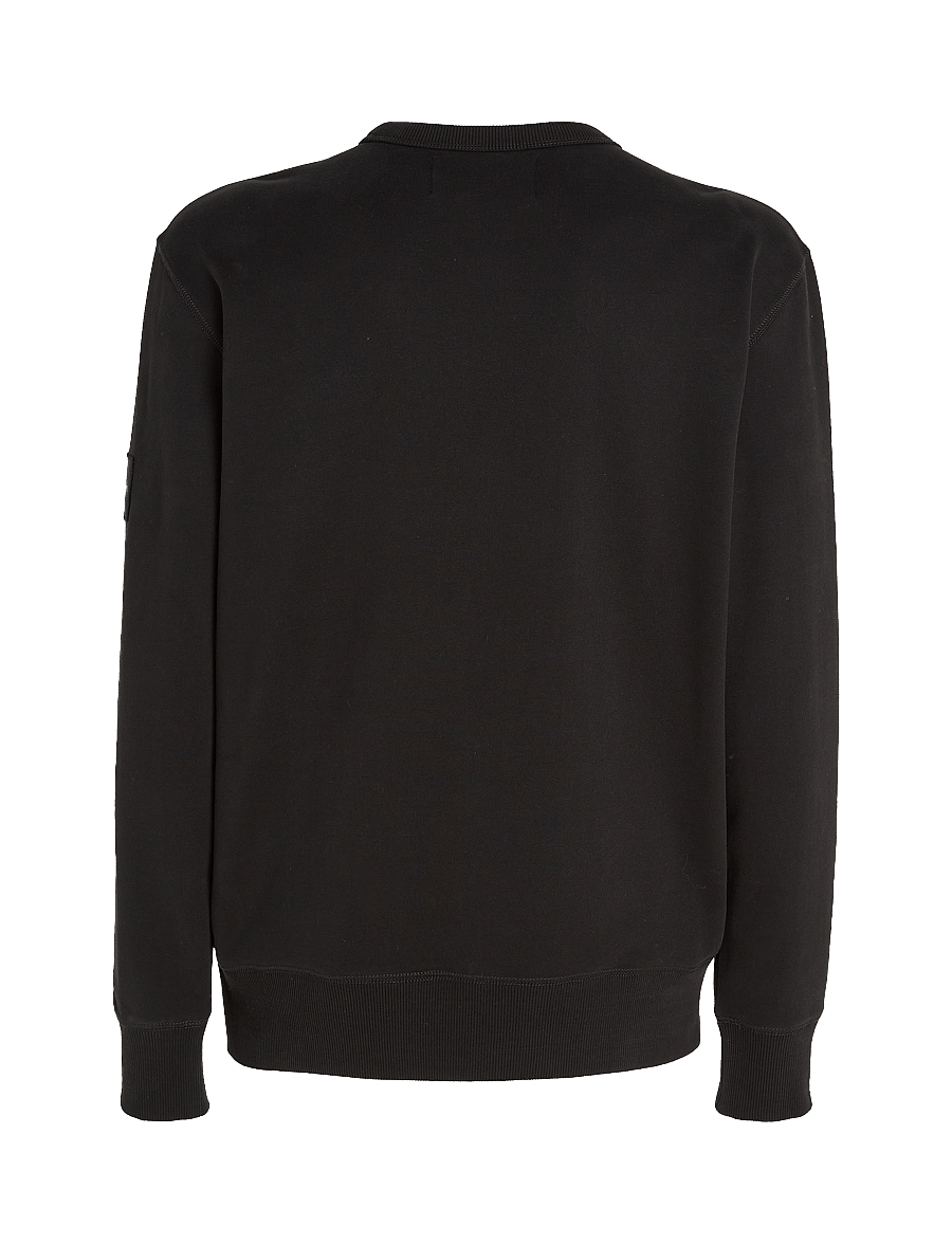 Calvin Klein Jeans - BADGE CREW NECK - shoppa efter stil - ck black - 2