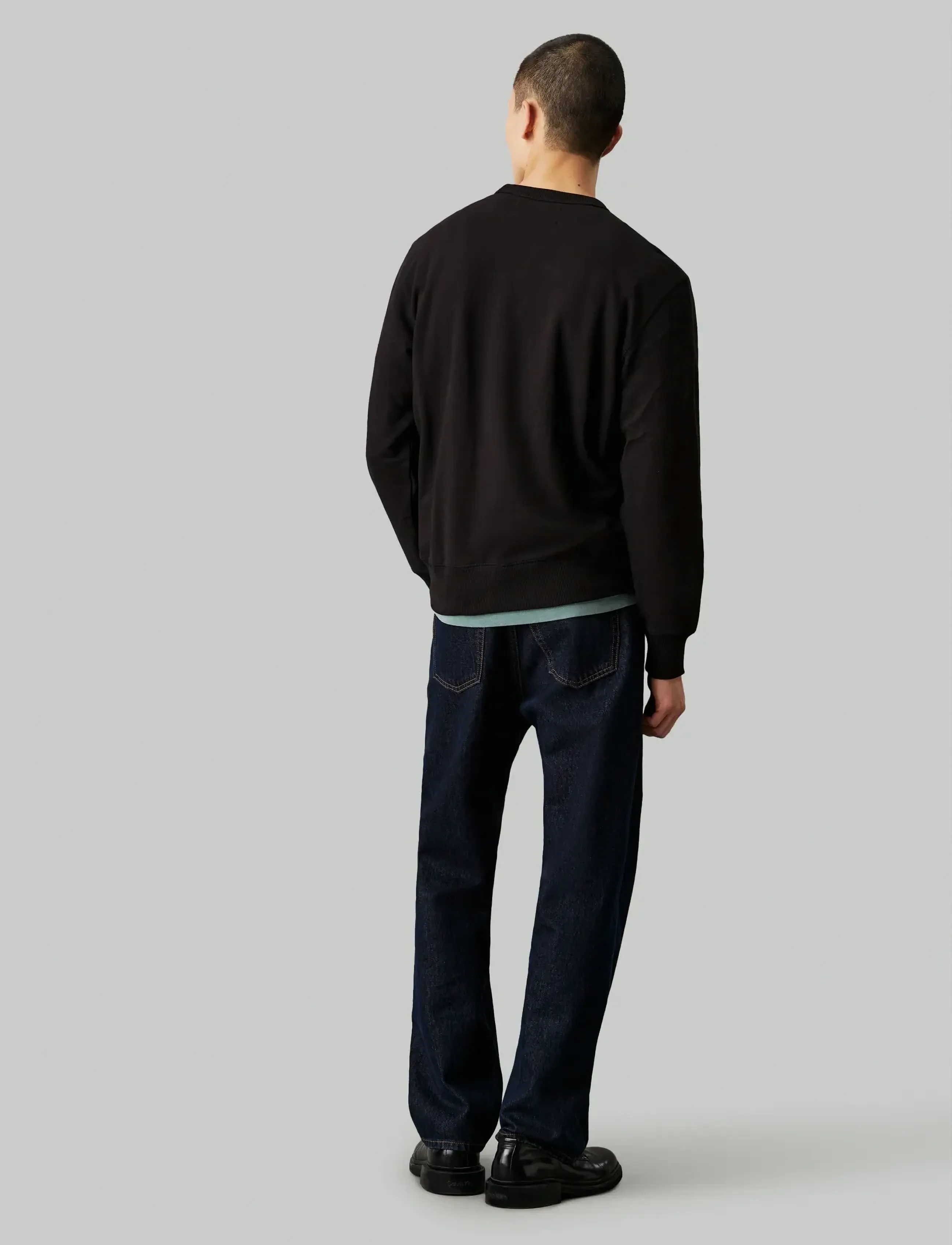 Calvin Klein Jeans - BADGE CREW NECK - sweatshirts - ck black - 5