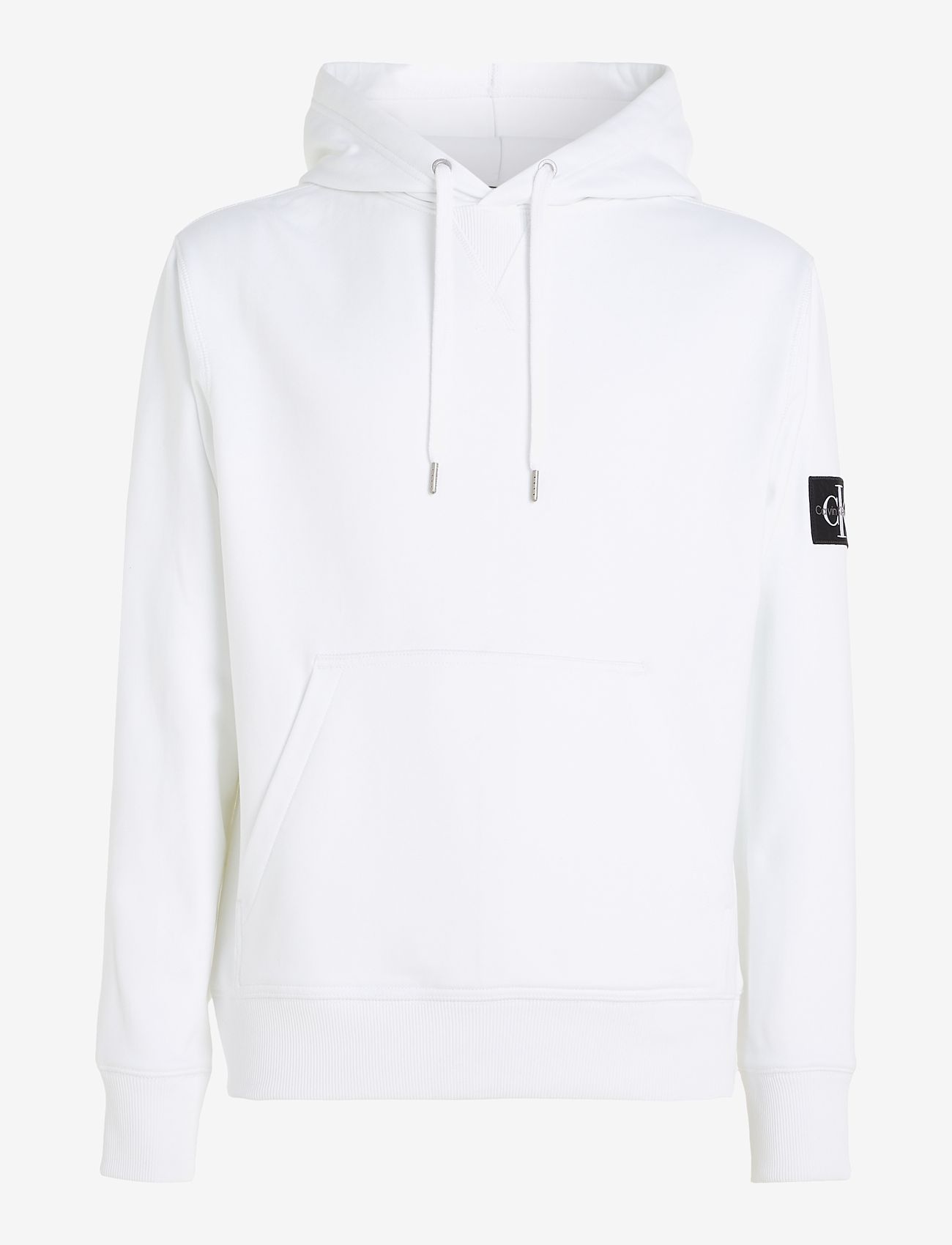 Calvin Klein Jeans - BADGE HOODIE - hoodies - bright white - 1