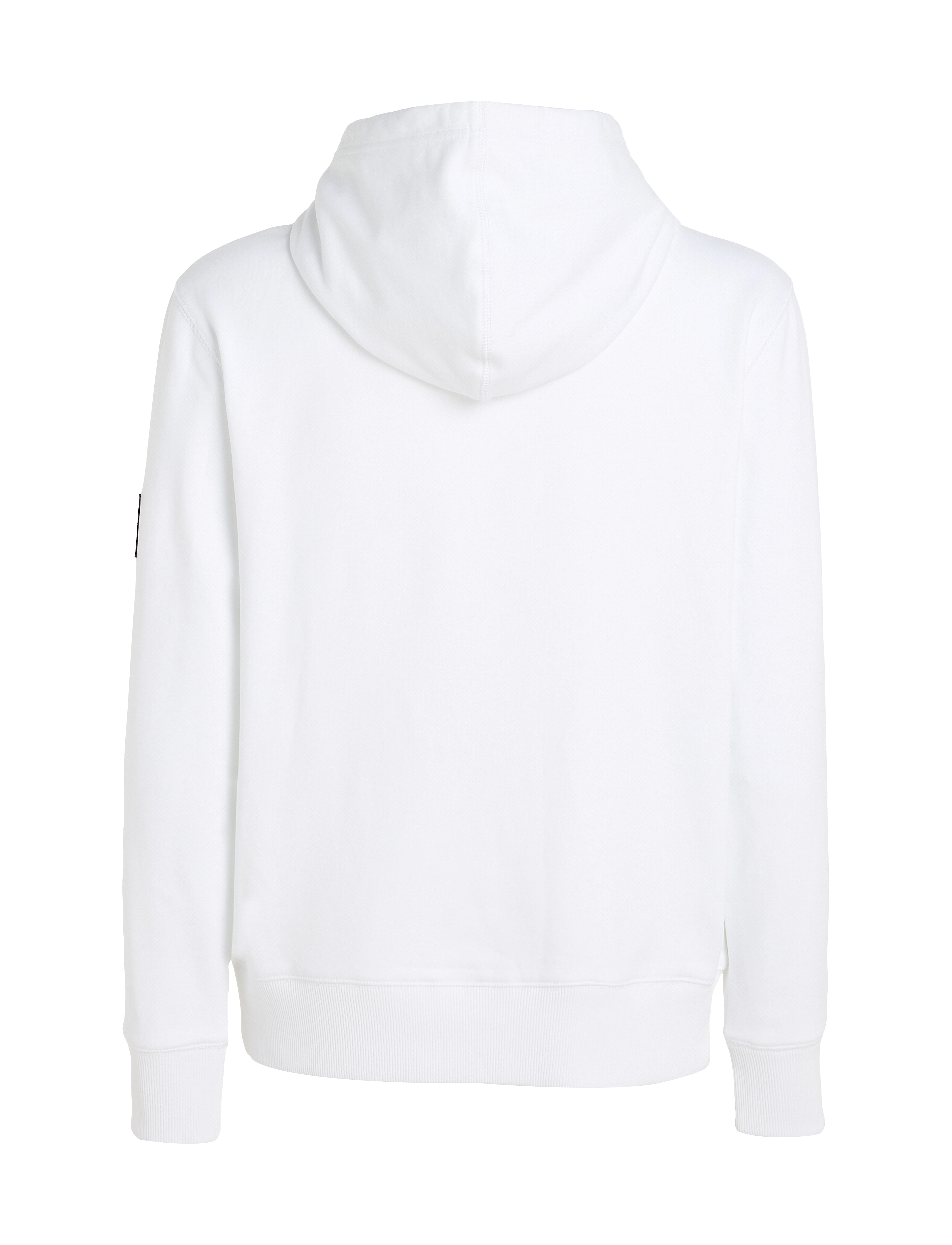 Calvin Klein Jeans - BADGE HOODIE - kapuutsiga dressipluusid - bright white - 2