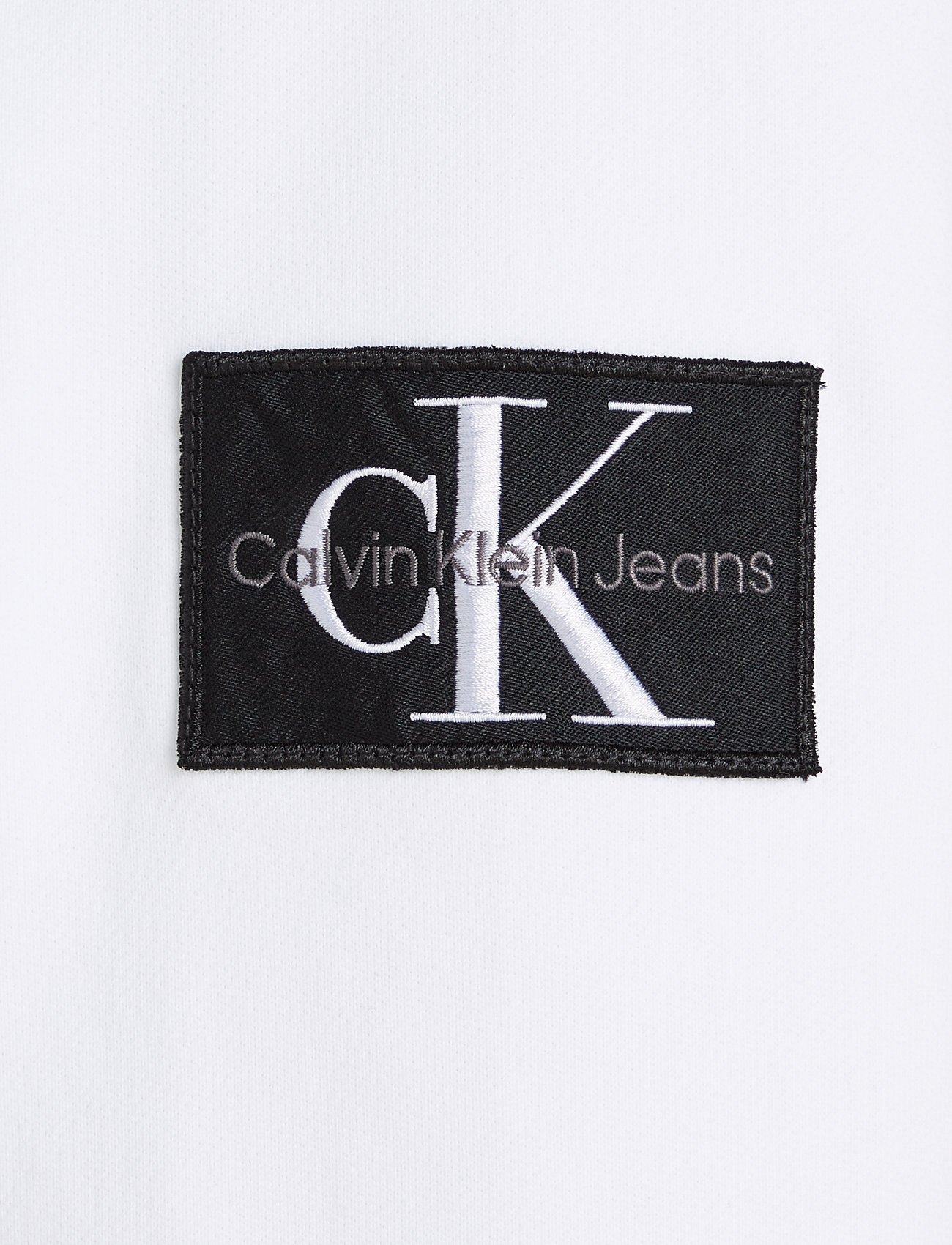 Calvin Klein Jeans - BADGE HOODIE - hoodies - bright white - 5