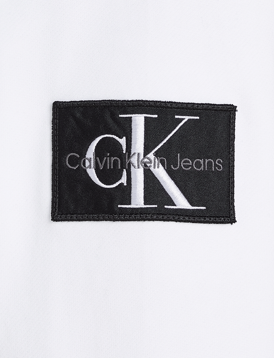 Calvin Klein Jeans - BADGE HOODIE - kapuzenpullover - bright white - 5