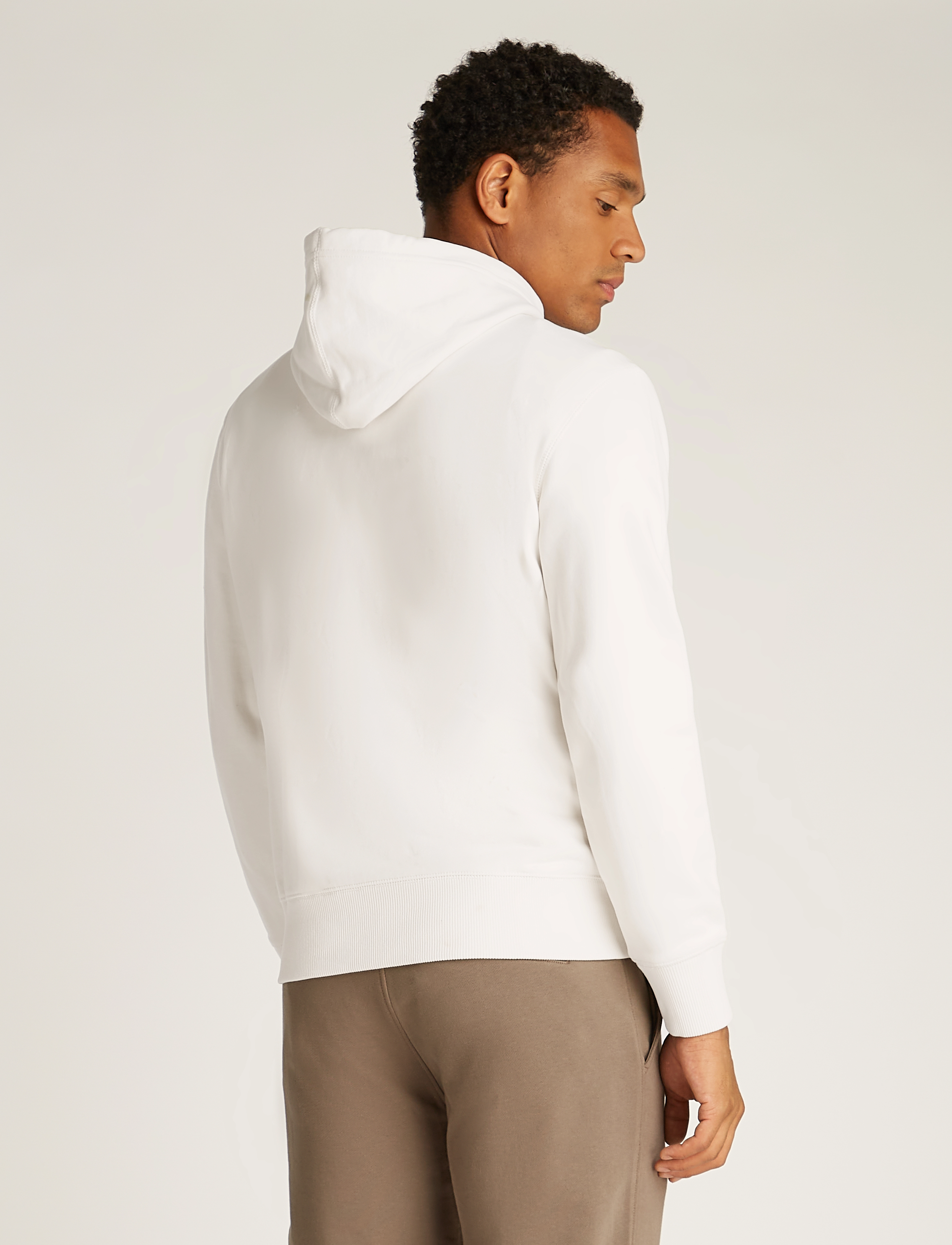 Calvin Klein Jeans - BADGE HOODIE - sweatshirts - ivory - 3