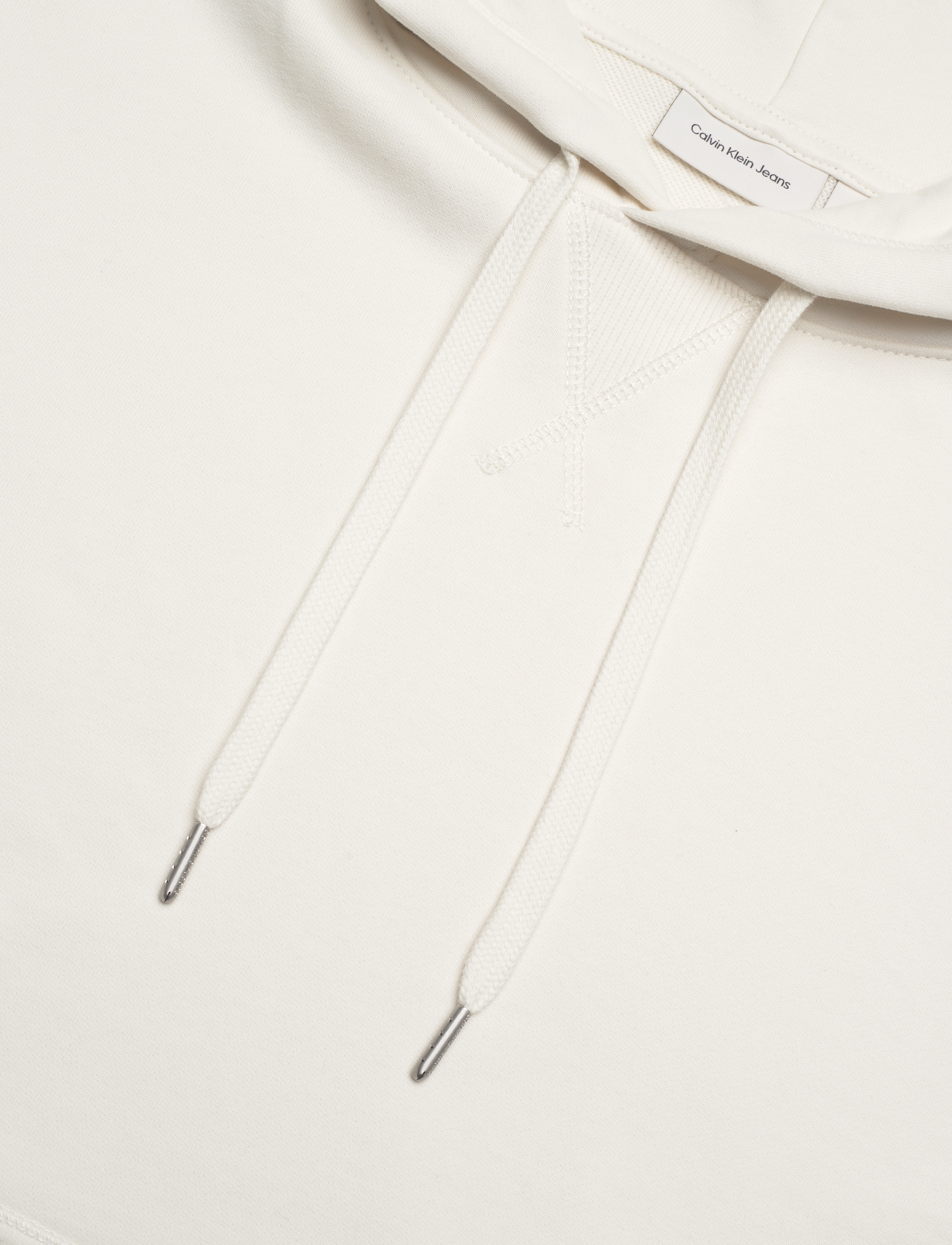 Calvin Klein Jeans - BADGE HOODIE - sweatshirts - ivory - 4