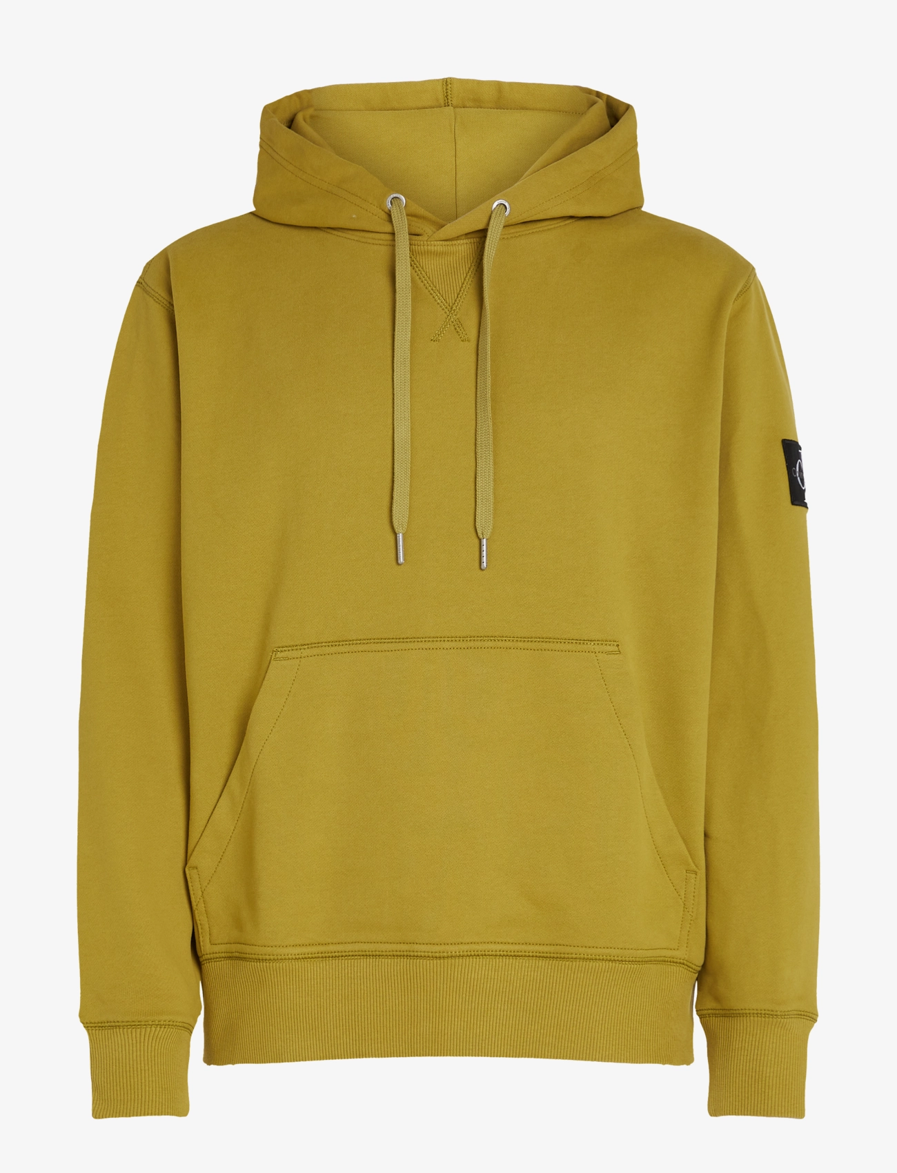 Calvin Klein Jeans BADGE HOODIE - Sweatshirts & hættetrøjer - WILLOW / yellow
