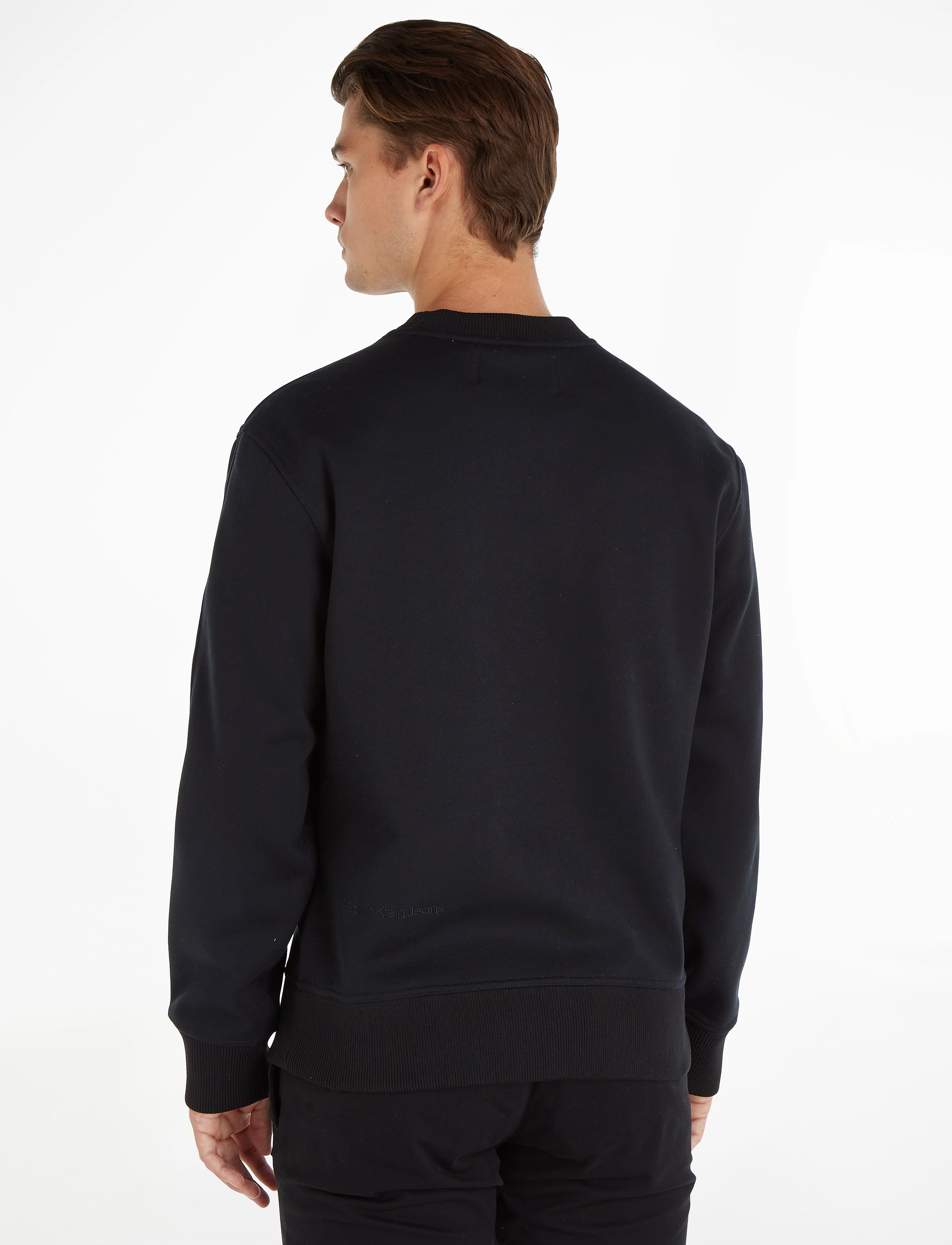 Calvin Klein Jeans - CK CHENILLE CREW NECK - ck black - 3