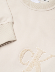 Calvin Klein Jeans - CK CHENILLE CREW NECK - svetarit - eggshell - 2