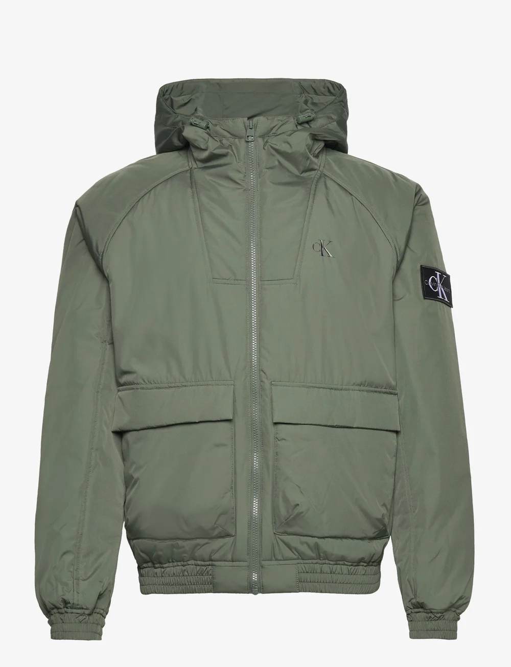 Calvin klein jeans padded hooded jacket shop