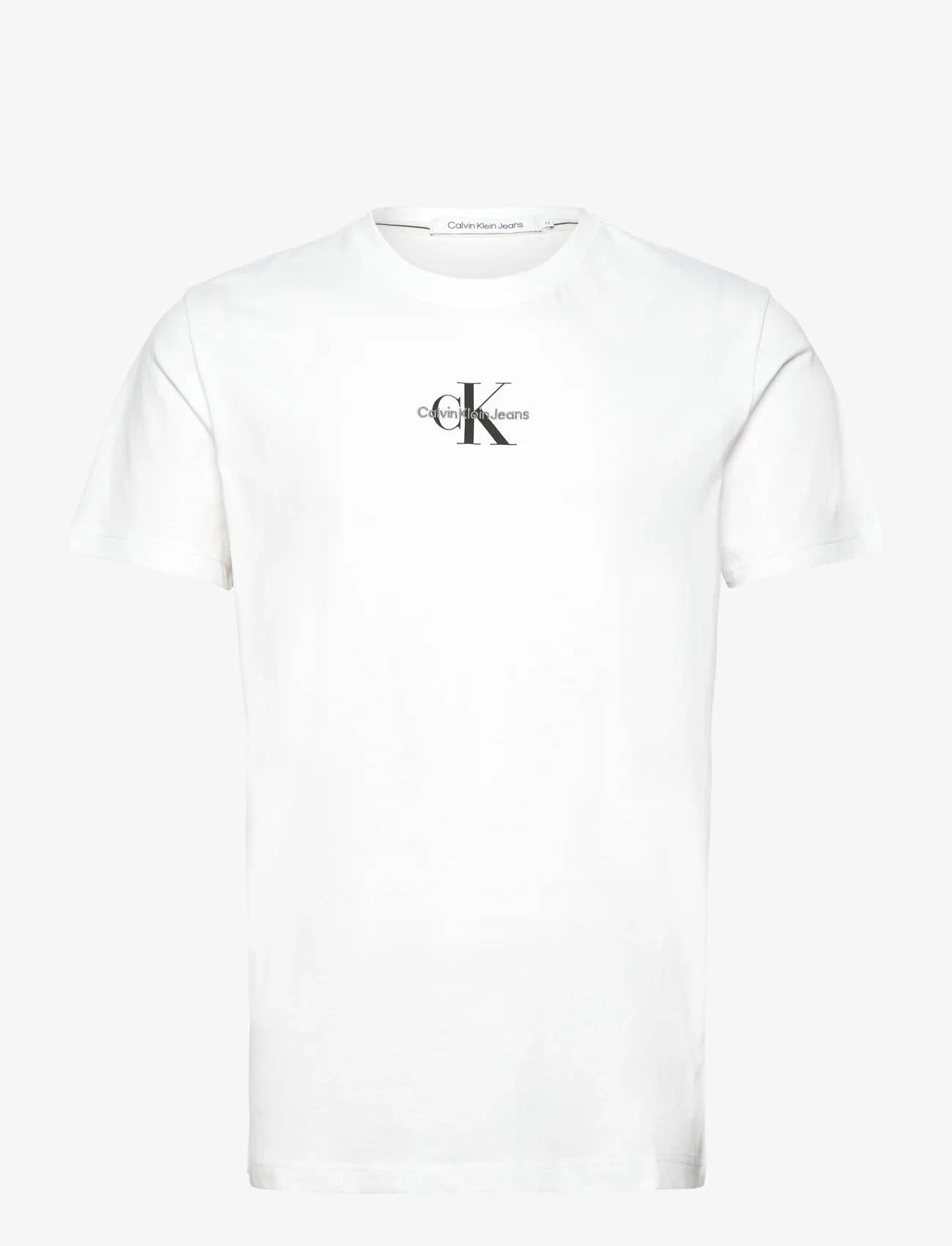 Calvin Klein Jeans - MONOLOGO REGULAR TEE - kortermede t-skjorter - bright white - 0
