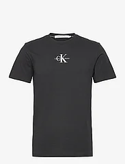 Calvin Klein Jeans - MONOLOGO REGULAR TEE - najniższe ceny - ck black - 0