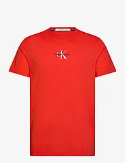 Calvin Klein Jeans - MONOLOGO REGULAR TEE - kortermede t-skjorter - fiery red - 0