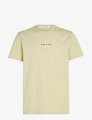 Calvin Klein Jeans - MONOLOGO REGULAR TEE - short-sleeved t-shirts - green haze - 0