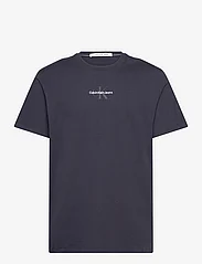 Calvin Klein Jeans - MONOLOGO REGULAR TEE - kortermede t-skjorter - night sky - 0