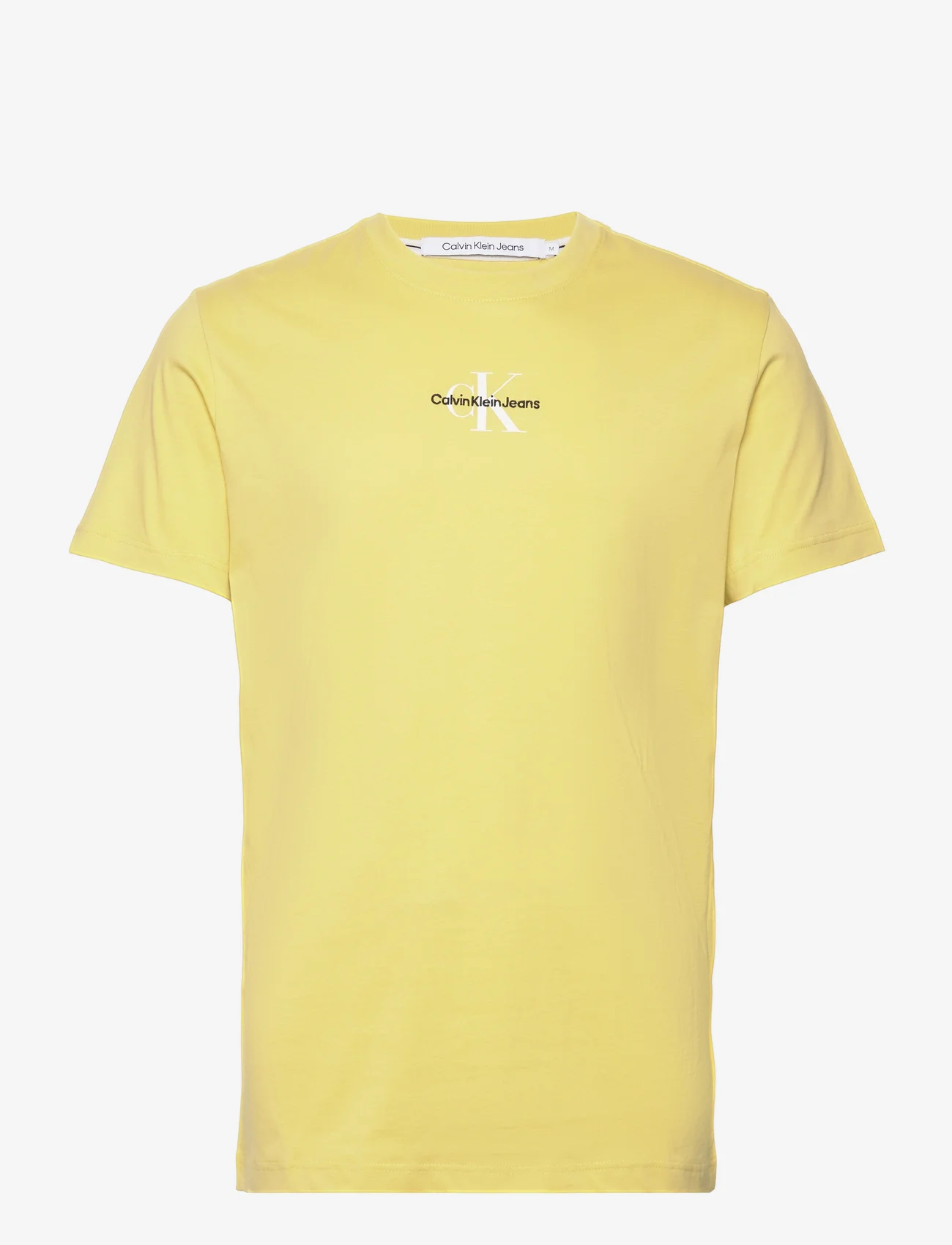 Calvin Klein Jeans - MONOLOGO REGULAR TEE - short-sleeved t-shirts - yellow sand - 0