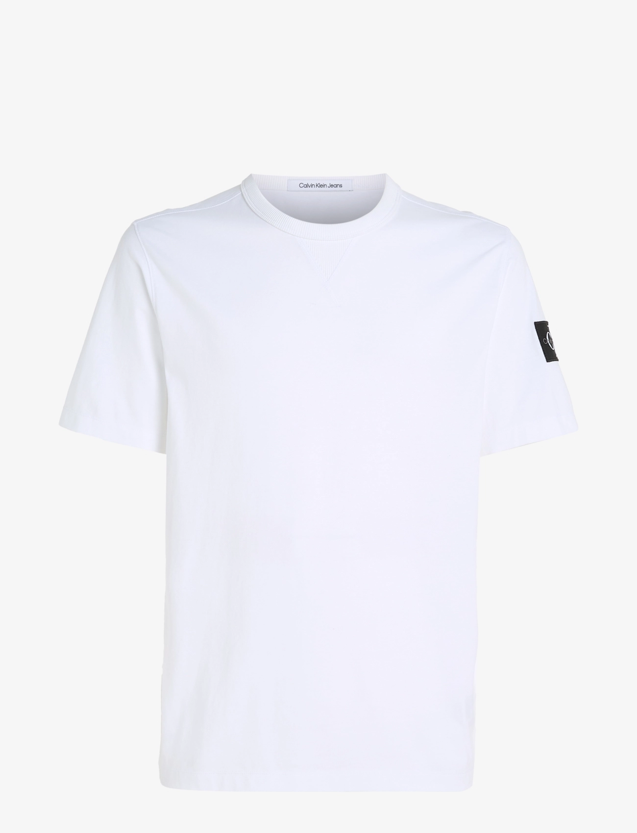 Calvin Klein Jeans BADGE REGULAR TEE - T-särgid - BRIGHT WHITE / white