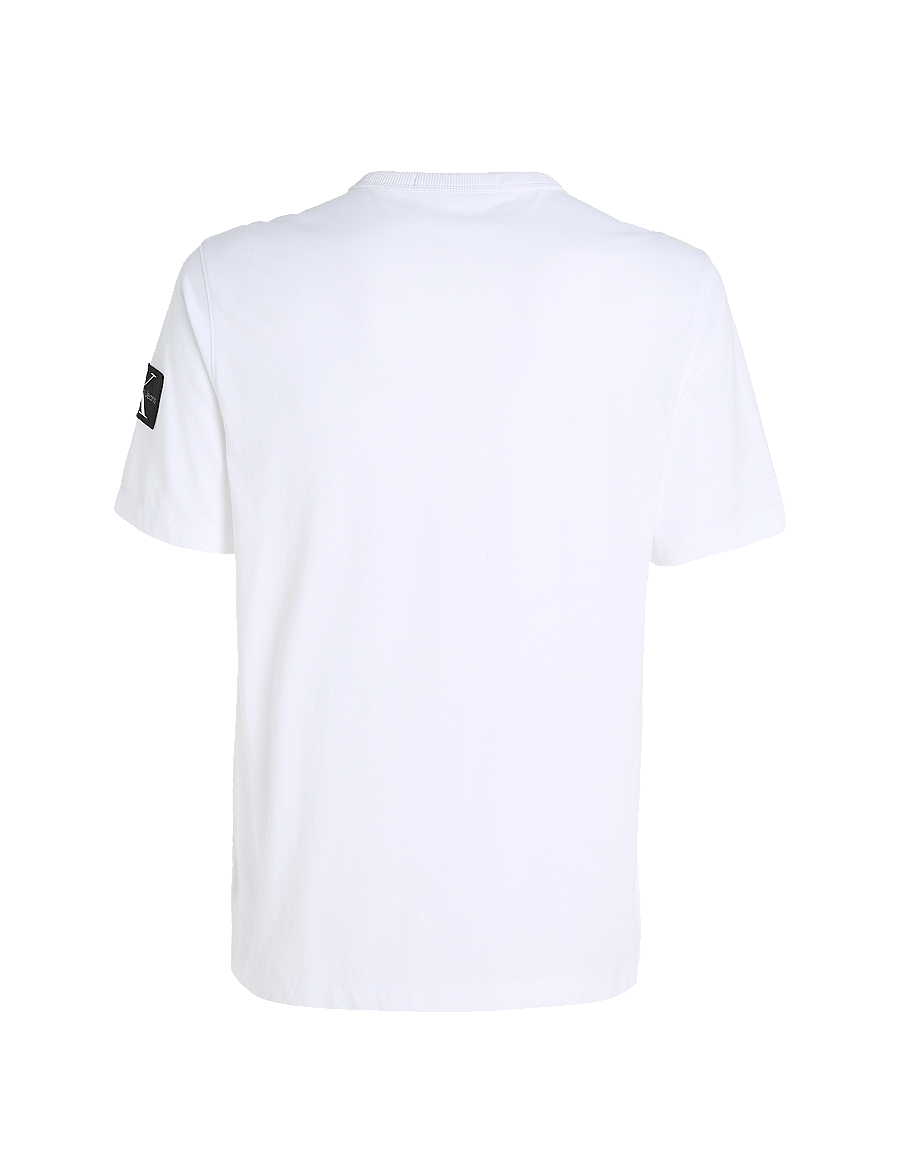 Calvin Klein Jeans - BADGE REGULAR TEE - kurzärmelige t-shirts - bright white - 2
