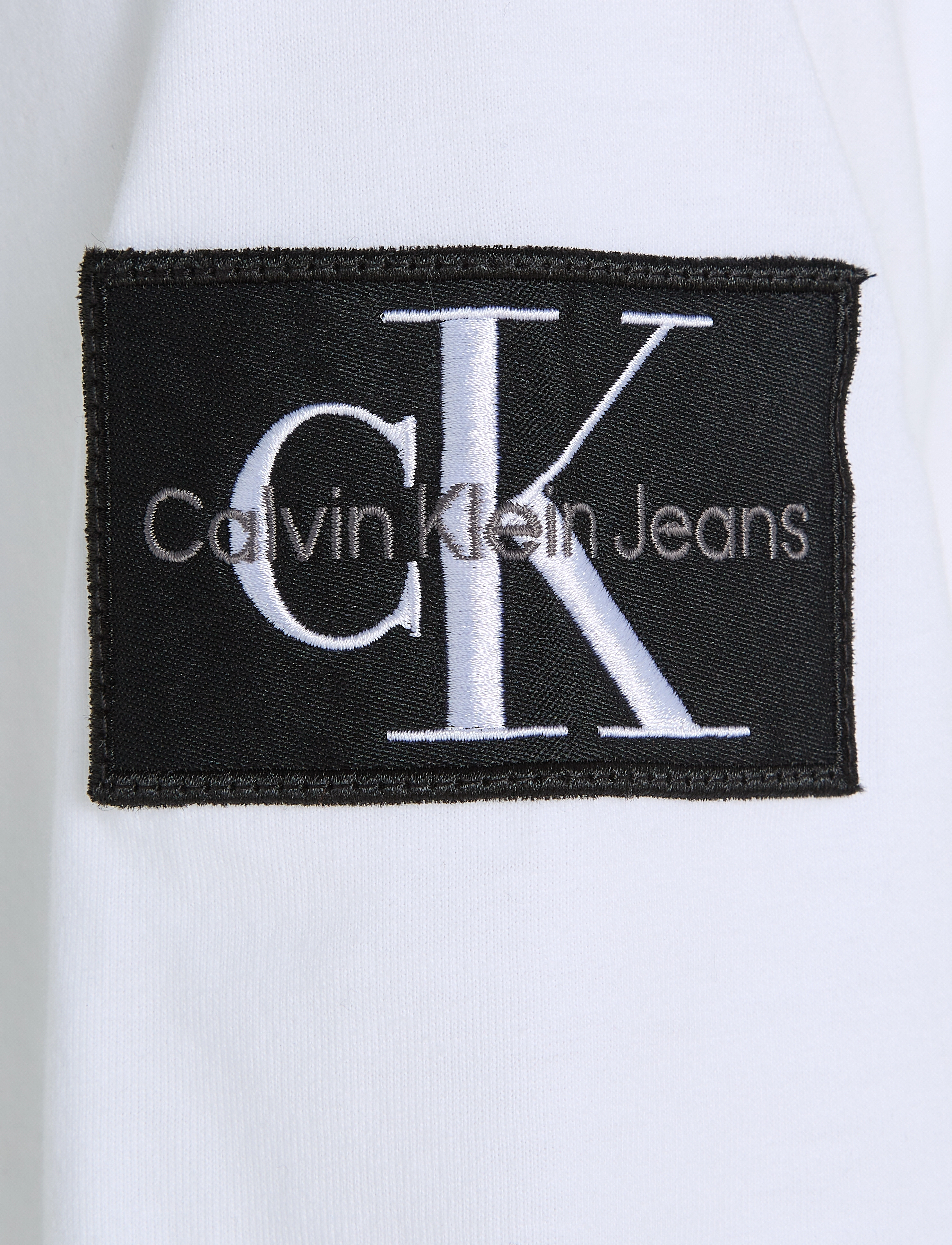 Calvin Klein Jeans - BADGE REGULAR TEE - basic t-shirts - bright white - 5