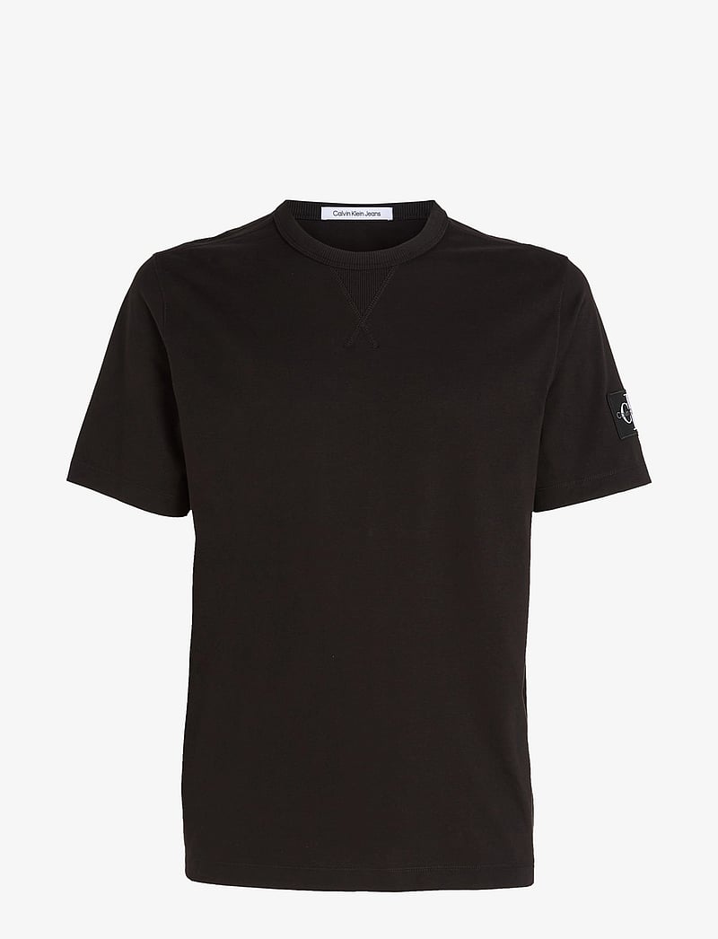 Calvin Klein Jeans - BADGE REGULAR TEE - kortærmede t-shirts - ck black - 1