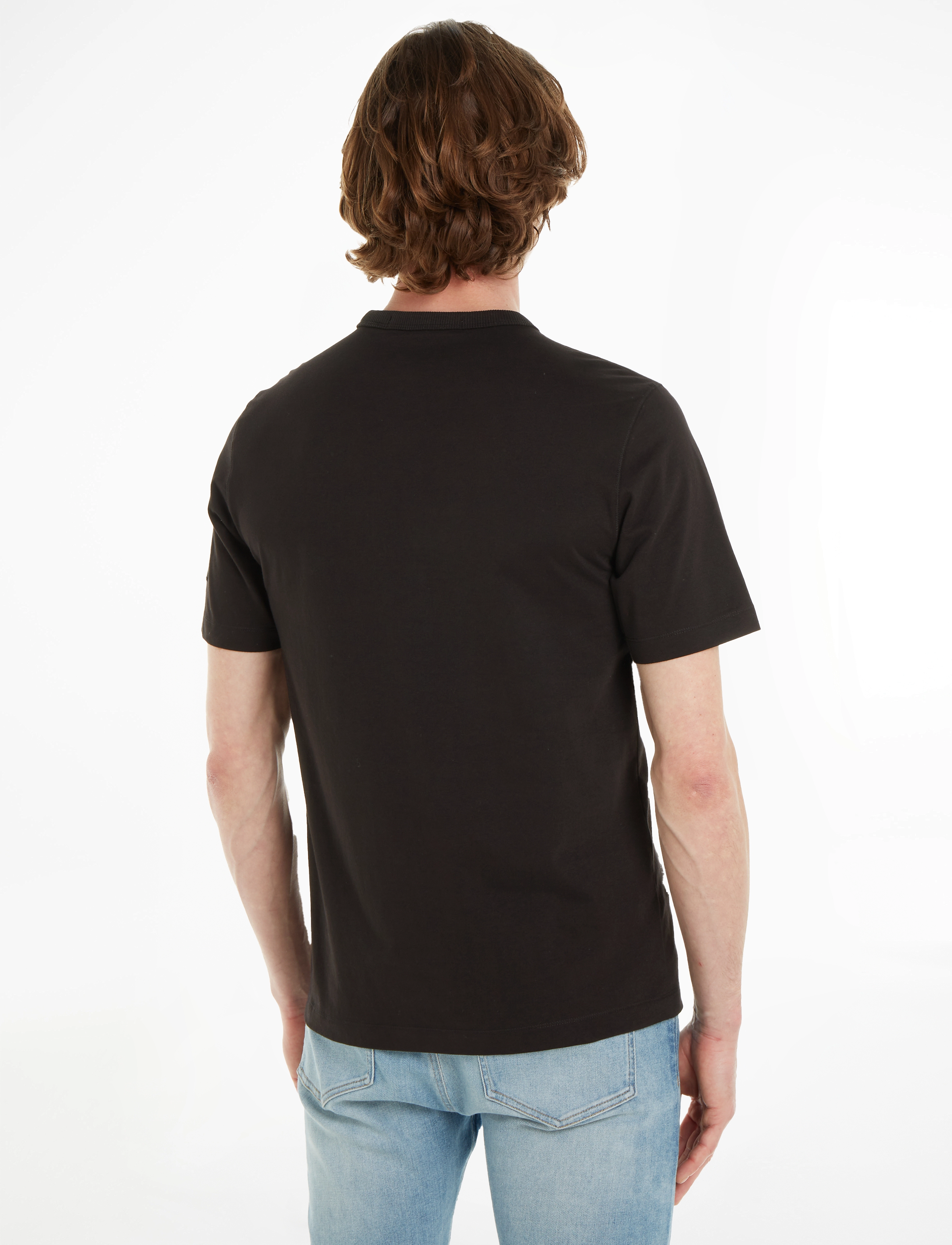 Calvin Klein Jeans - BADGE REGULAR TEE - kortärmade t-shirts - ck black - 3