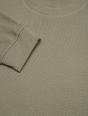 Calvin Klein Jeans - BADGE WAFFLE LS TEE - basic knitwear - dusty olive - 3