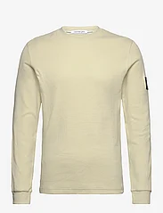 Calvin Klein Jeans - BADGE WAFFLE LS TEE - megzti laisvalaikio drabužiai - green haze - 0