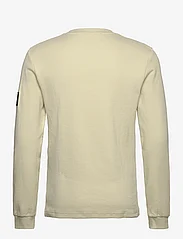 Calvin Klein Jeans - BADGE WAFFLE LS TEE - megzti laisvalaikio drabužiai - green haze - 1