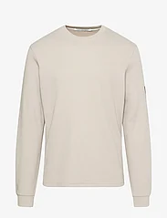 Calvin Klein Jeans - BADGE WAFFLE LS TEE - basic-strickmode - plaza taupe - 0