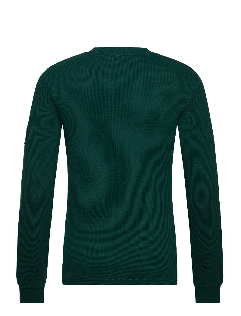 Calvin Klein Jeans - BADGE WAFFLE LS TEE - pikkade varrukatega t-särgid - ponderosa pine - 2