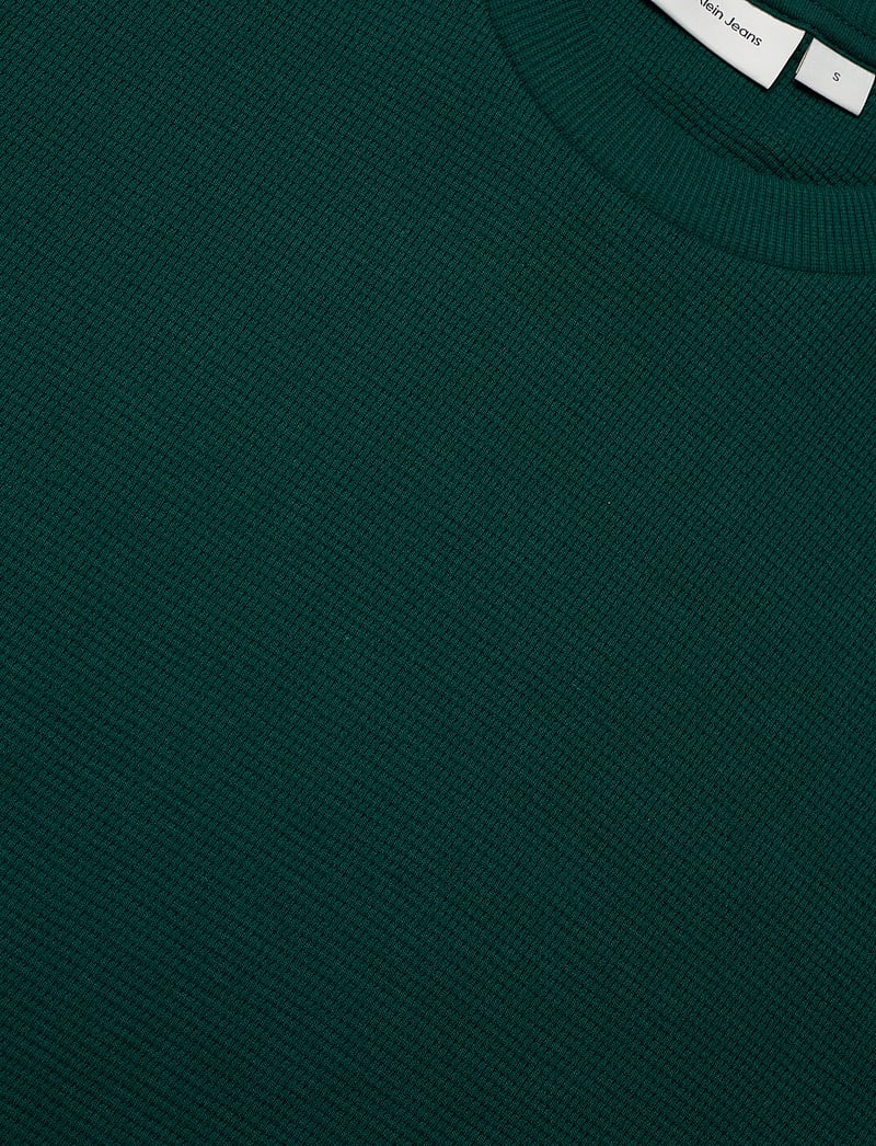 Calvin Klein Jeans - BADGE WAFFLE LS TEE - pikkade varrukatega t-särgid - ponderosa pine - 5