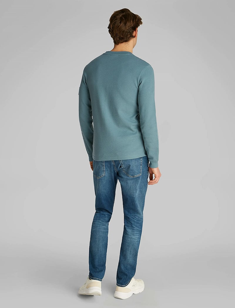 Calvin Klein Jeans - BADGE WAFFLE LS TEE - trooper - 2