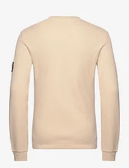 Calvin Klein Jeans - BADGE WAFFLE LS TEE - basic knitwear - warm sand - 1