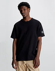 Calvin Klein Jeans - BADGE WAFFLE TEE - basic t-shirts - ck black - 3
