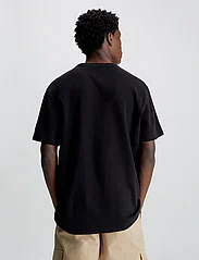 Calvin Klein Jeans - BADGE WAFFLE TEE - basic t-shirts - ck black - 4