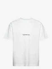 Calvin Klein Jeans - INSTITUTIONAL MODERN OTTOMAN TEE - basic t-shirts - bright white - 0