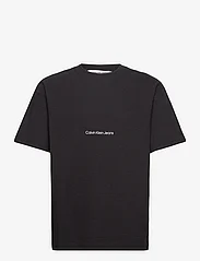 Calvin Klein Jeans - INSTITUTIONAL MODERN OTTOMAN TEE - basic t-shirts - ck black - 0
