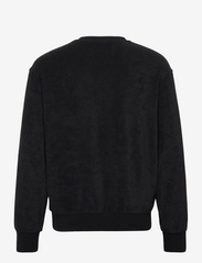Calvin Klein Jeans - EMBRO NECK TOWELLING CREWNECK - sweatshirts - ck black - 1