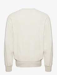 Calvin Klein Jeans - EMBRO NECK TOWELLING CREWNECK - swetry - eggshell - 1