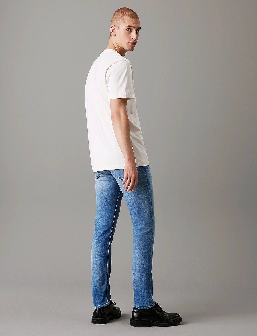 Calvin Klein Jeans - SLIM - kitsad teksad - denim medium - 3