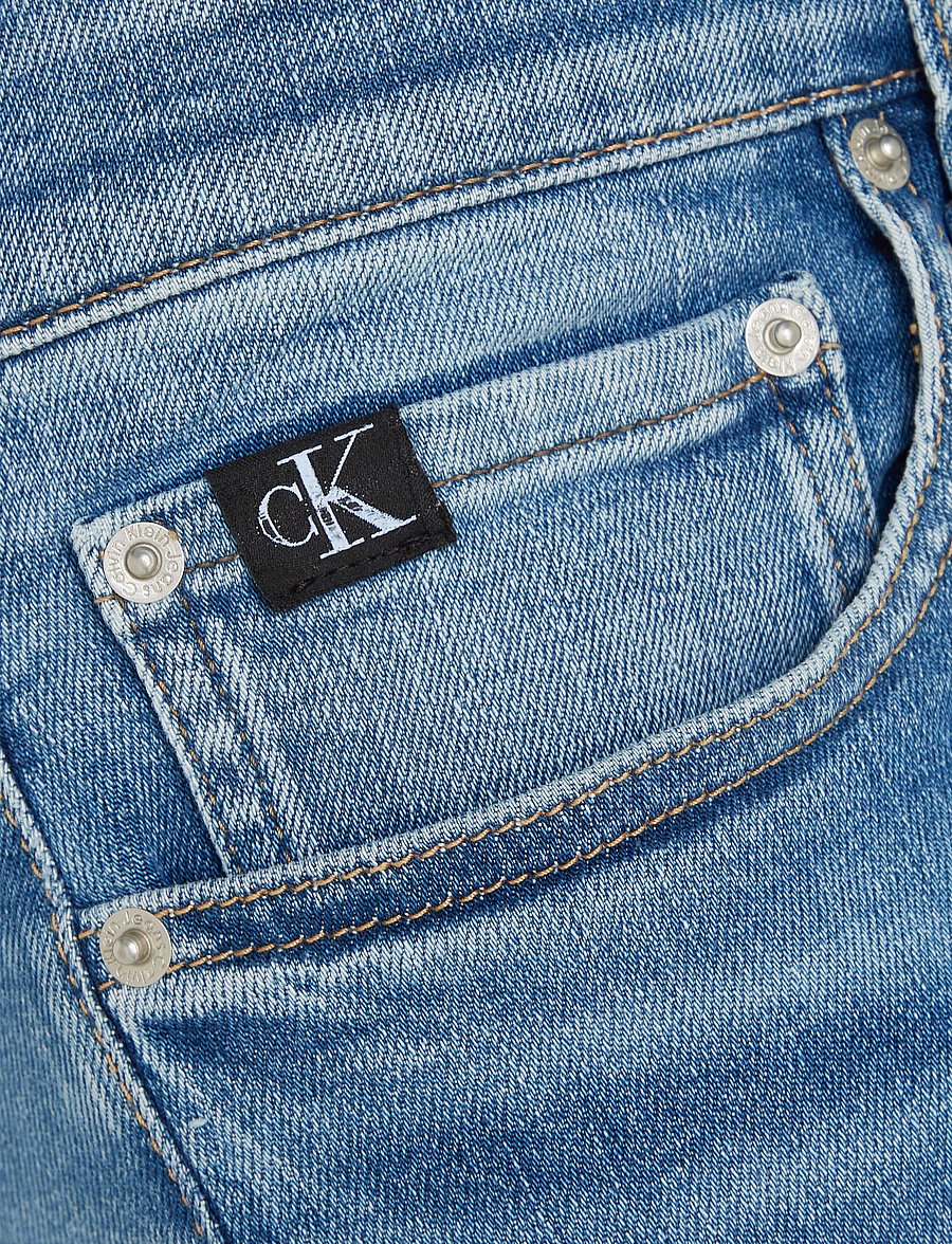 Calvin Klein Jeans - SLIM - kitsad teksad - denim medium - 4