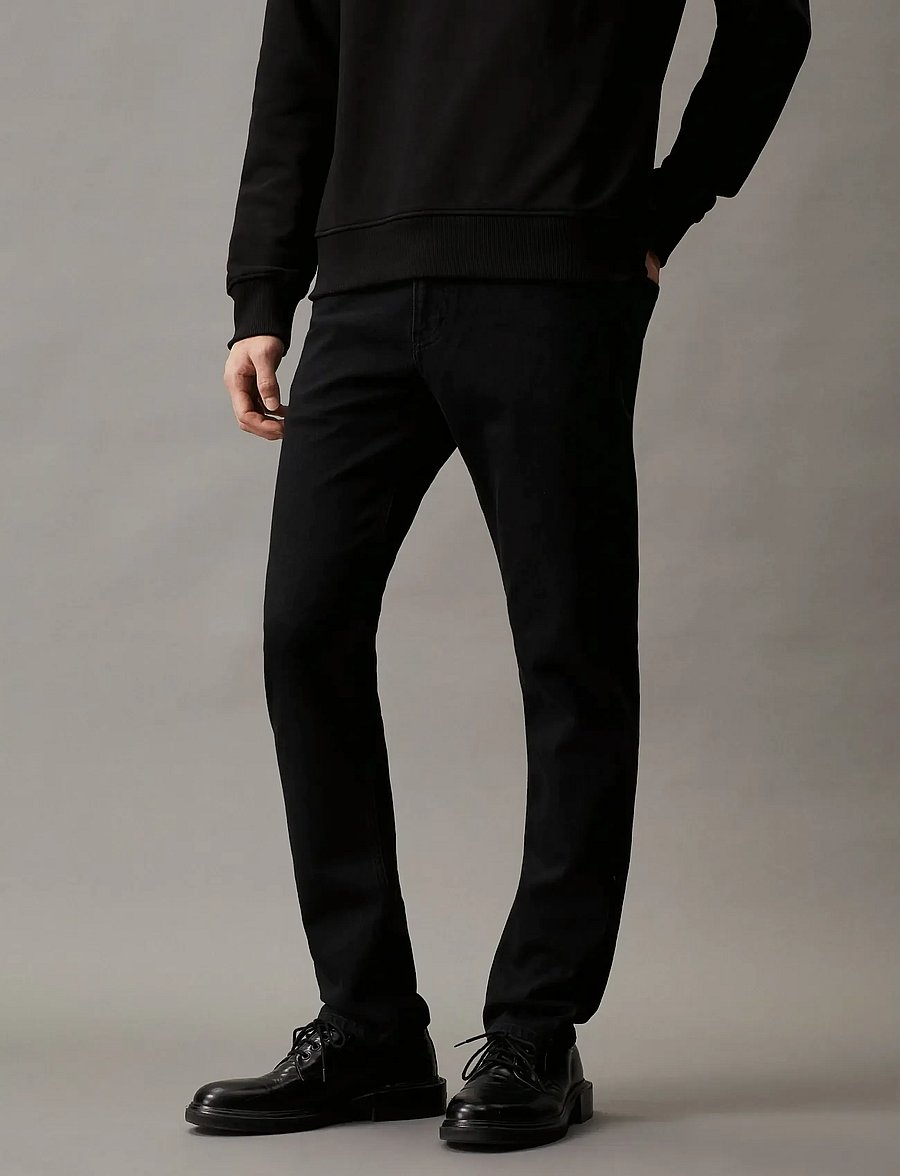 Calvin Klein Jeans - SLIM - slim jeans - denim black - 0