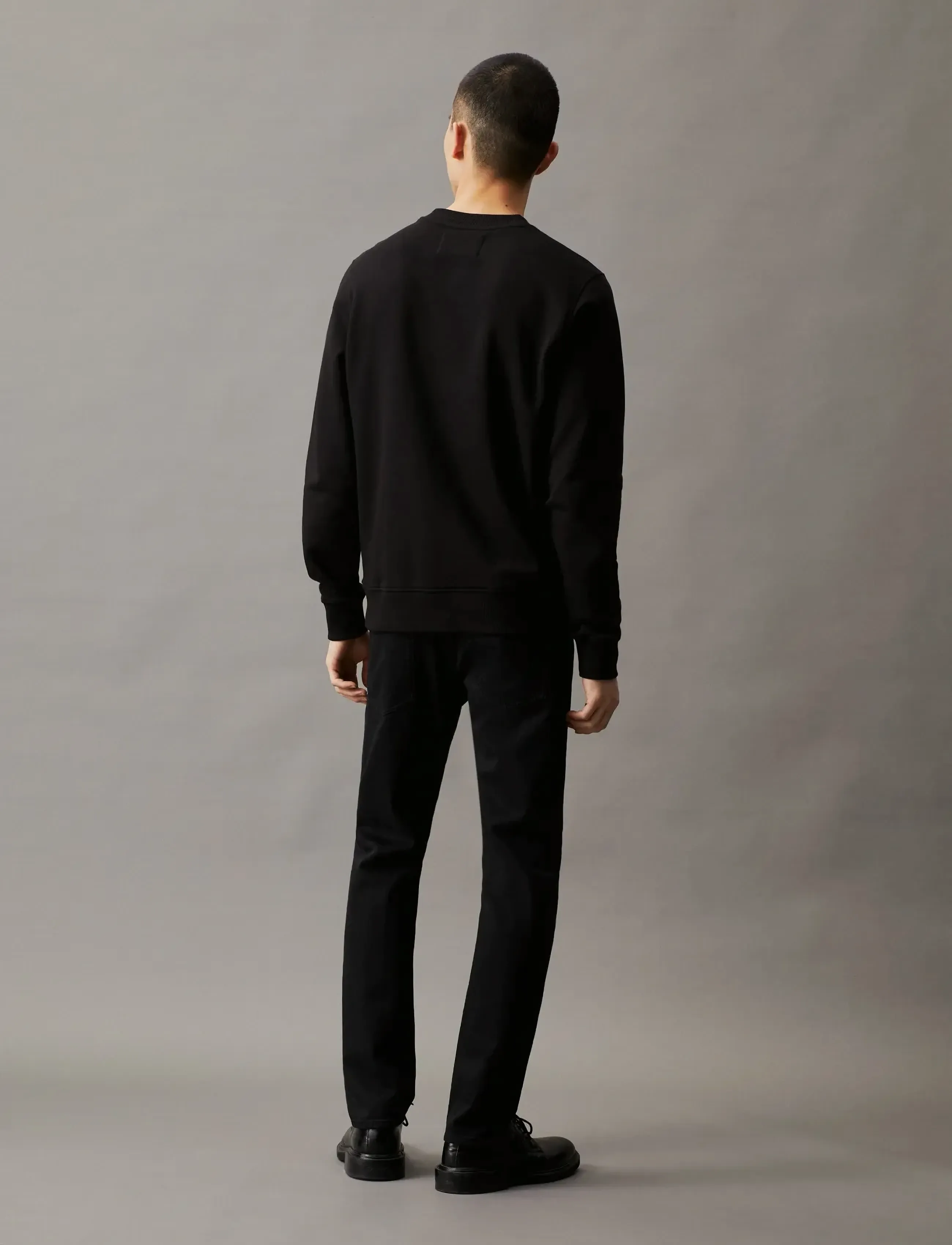 Calvin Klein Jeans - SLIM - byxor & jeans - denim black - 4