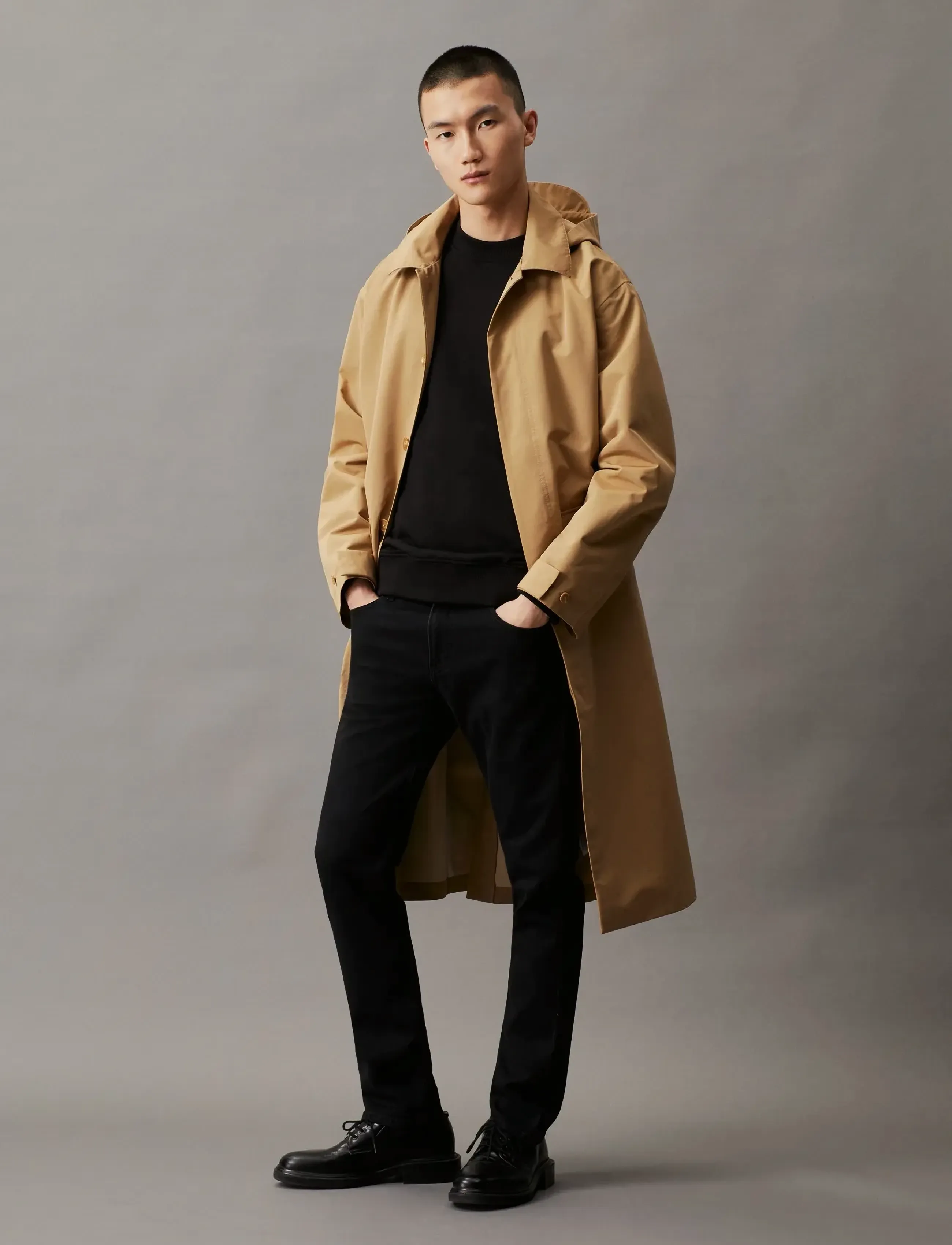 Calvin Klein Jeans - SLIM - byxor & jeans - denim black - 5