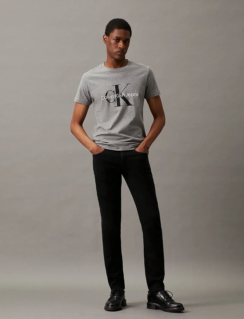 Calvin Klein Jeans - SLIM TAPER - slim jeans - denim black - 2