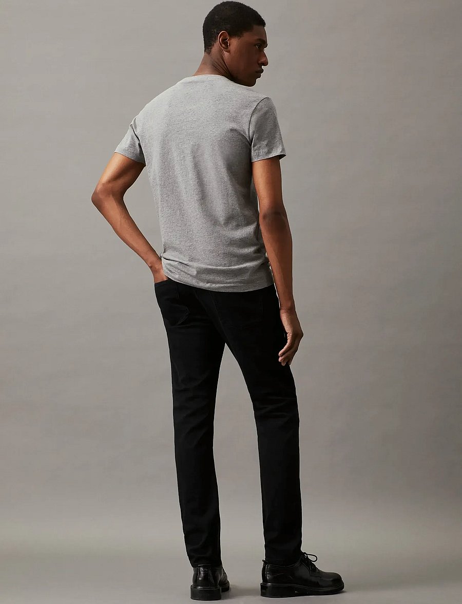 Calvin Klein Jeans - SLIM TAPER - slim jeans - denim black - 4