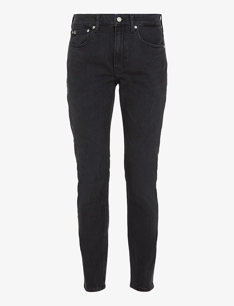 Calvin Klein Jeans - SLIM TAPER - slim jeans - denim black - 1