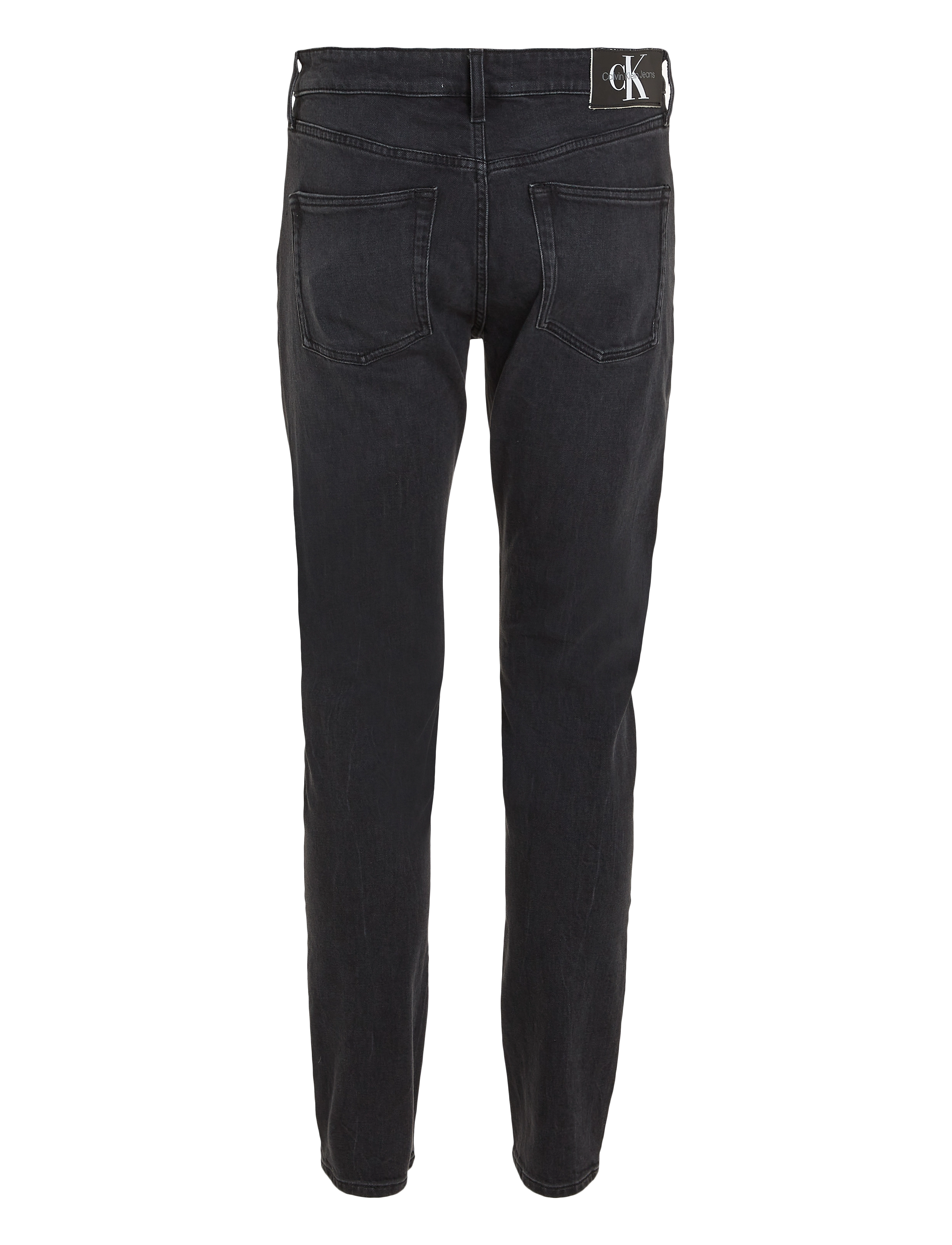 Calvin Klein Jeans - SLIM TAPER - spodnie & dżinsy - denim black - 2