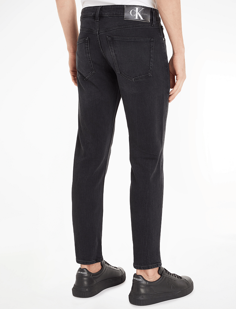 Calvin Klein Jeans - SLIM TAPER - slim jeans - denim black - 3