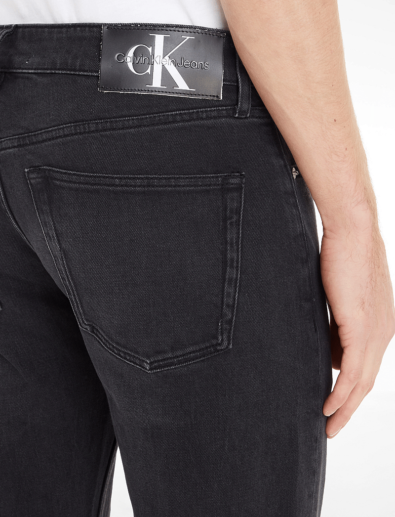 Calvin Klein Jeans - SLIM TAPER - slim jeans - denim black - 4