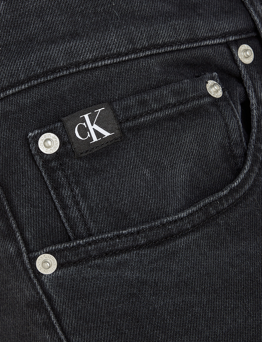 Calvin Klein Jeans - SLIM TAPER - slim jeans - denim black - 5